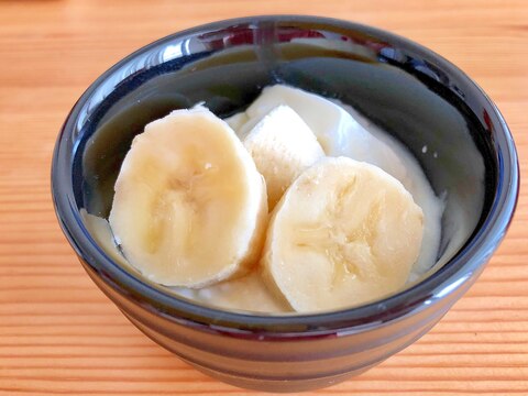 朝ご飯に☆蜂蜜バナナヨーグルト